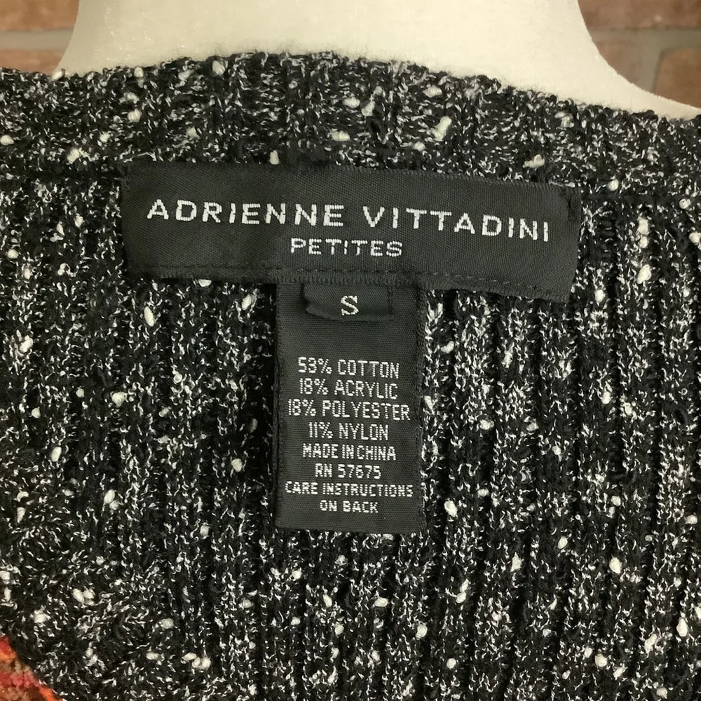 ADRIENNE VITTADINI Argyle Tweed Sweater 175